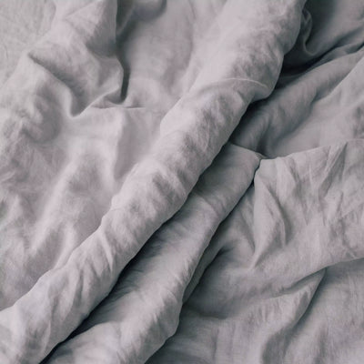 Add your Elegant Linen Bedding Set 200x200 in Grey 1