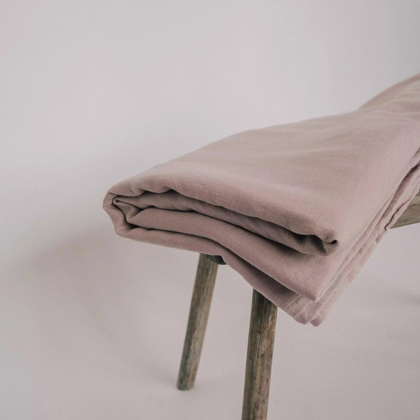 Buy online Vintage Linen Bedding Set 155x200 in Rose Quartz 8