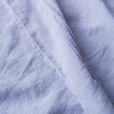 100% Linen Flat Sheet in Lavender Flower