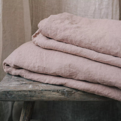 Buy today Beautiful Linen Pillowcase Set in Coral Tide 5