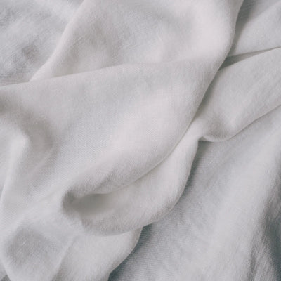 Buy now Premium Linen Blanket White at Tintory Store 1