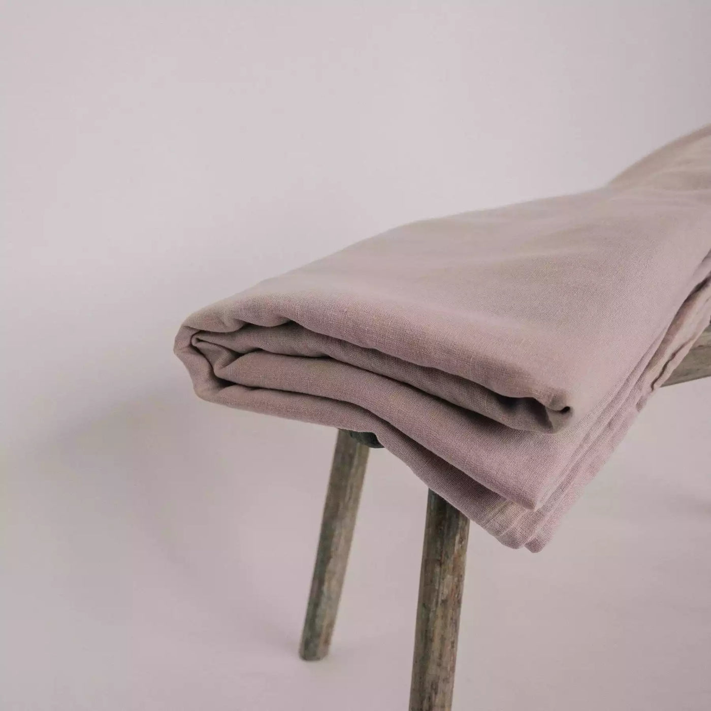 Linen bedding set 155x220 in Rose quartz