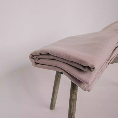 Linen bedding set 155x220 in Rose quartz