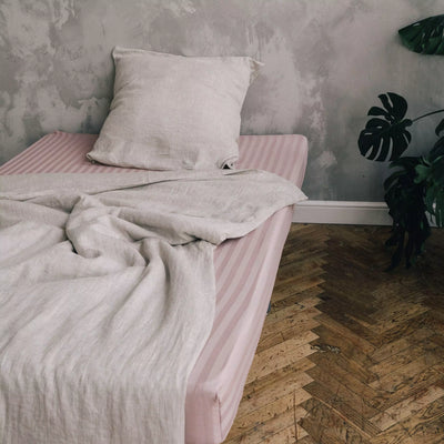 Buy Super Soft Linen Bedding Set 135x200 in Natural linen 2