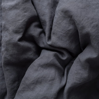 100% Linen Pillowcase Set in Graphite